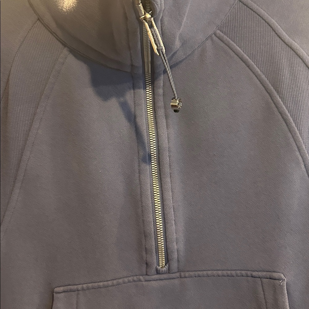 Lululemon Athletica Blue Grey Funnel Neck Hoodie
Color is more grey than blue. - Picture 11 of 11